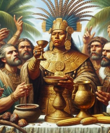 Quand les conquistadors débarquèrent au Mexique, ils tombèrent nez à nez avec l'empereur Moctezuma sirotant son xocolatl vanillé dans des coupes en or.