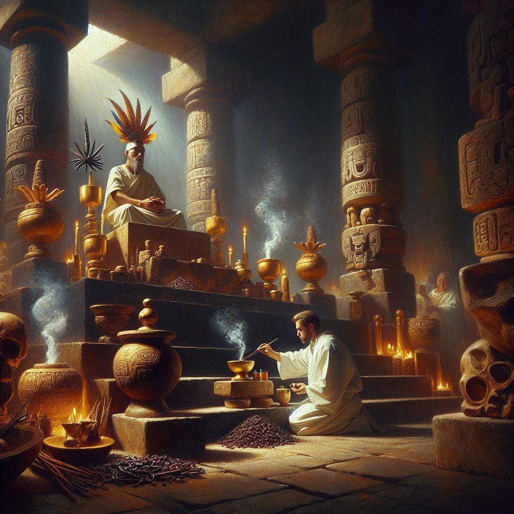 Histoire de la vanille 2 Les gousses de vanille parfumées venaient sublimer leur fameux xocolatl, une boisson sacrée.