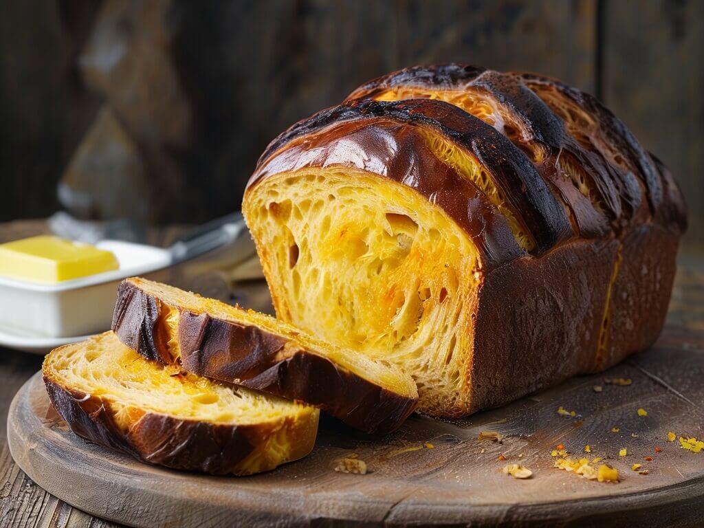 Cuchaule suisse au safran, parfumée au poivre de Sichuan : une brioche festive et savoureuse.