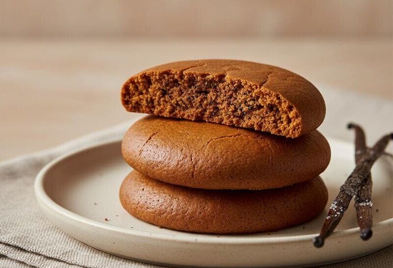 Biscômes à la vanille de Tahiti 4 Plusieurs Biscômes à la vanille de Tahiti joliment décorés et prêts à être dégustés.