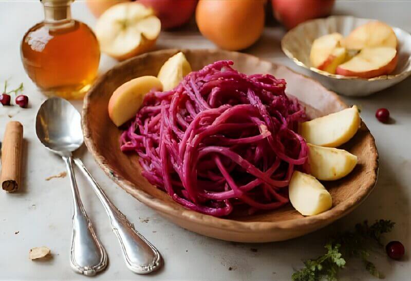 Chou Rouge Confit aux Pommes et Épices Douces 2 chou rouge confit aux pommes et epices douces
